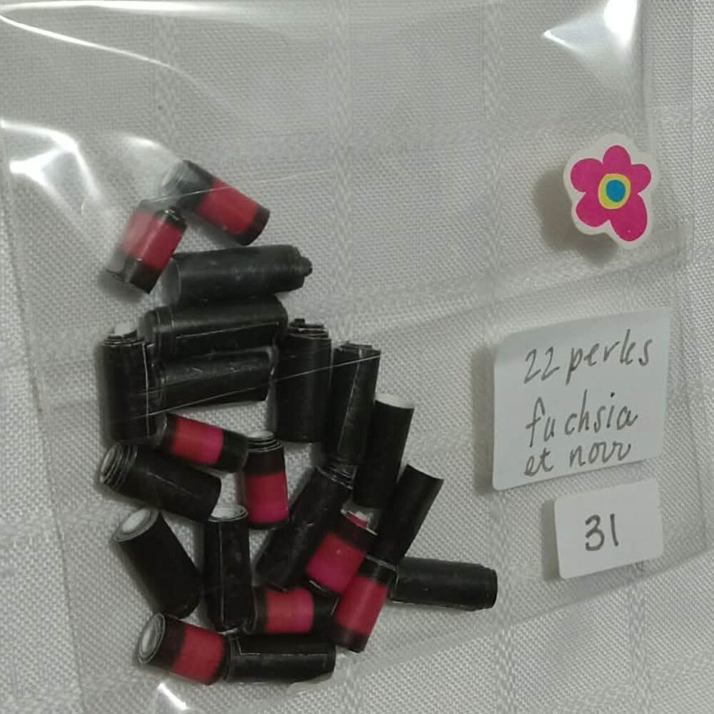 One-of-a-kind handmade/hand rolled paper beads/jewelry making/craft supplies/DIY